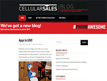 Tablet Screenshot of cellularsalesblog.com